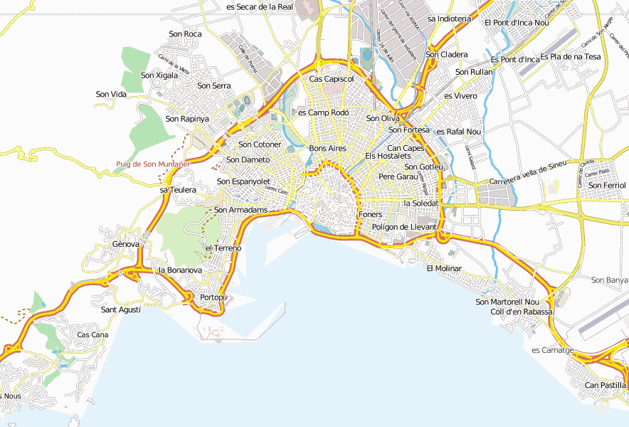 Routenplaner mallorca palma