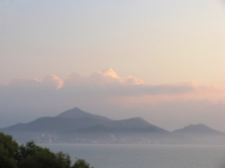 Sonnenuntergang über dem Meer